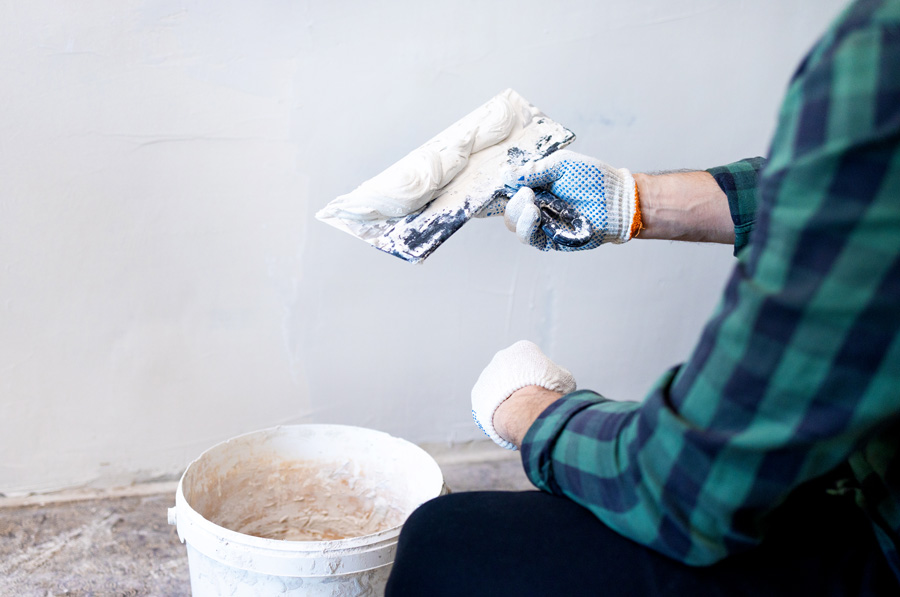 Drywall spackling